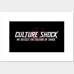 Culture Shock Logo Black Posters and Art